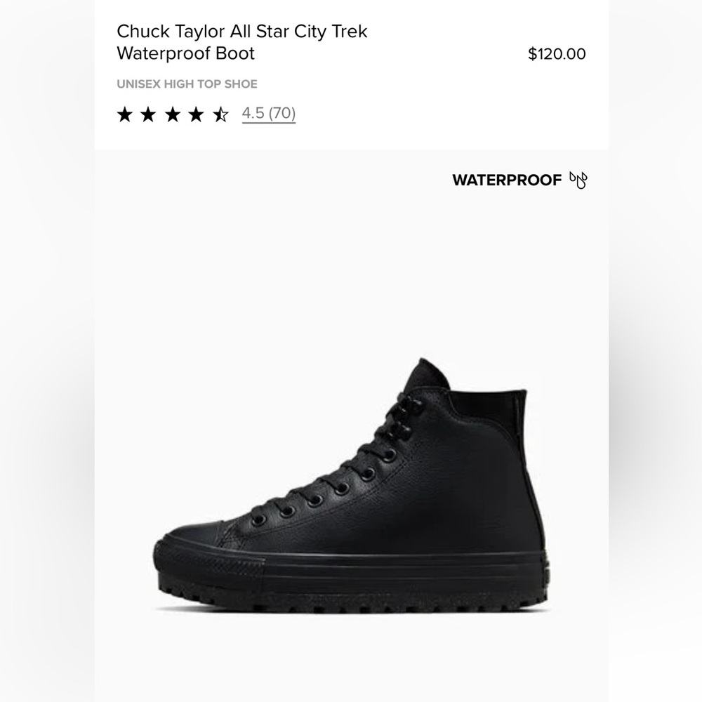Chuck Taylor All Star City Trek Waterproof Boot High Top